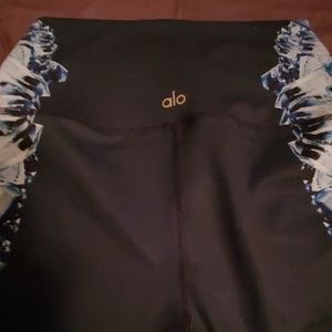 Alo yoga high waist leggings navy blue